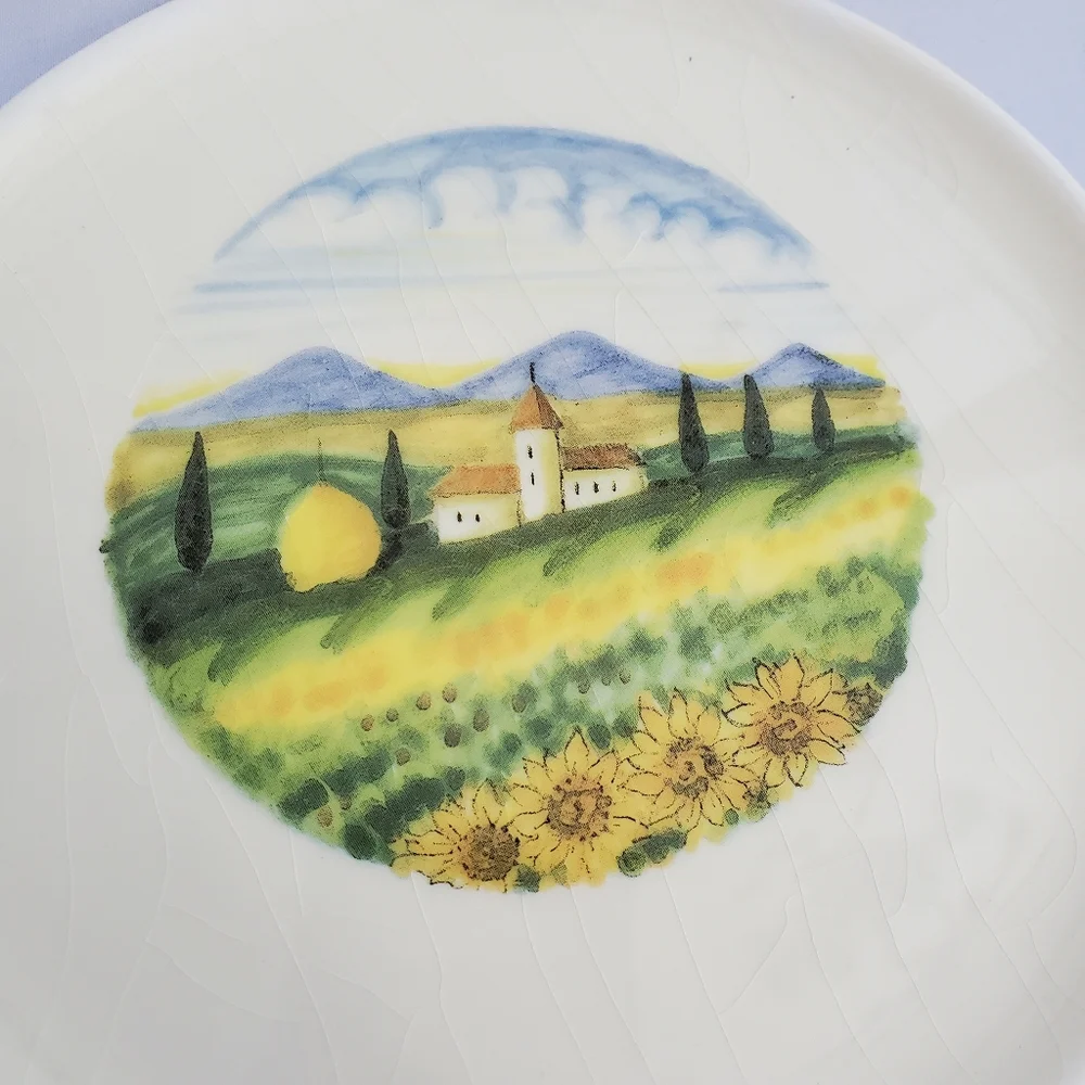 SUR LA TABLE Tuscan Countryside Appetizer Plates